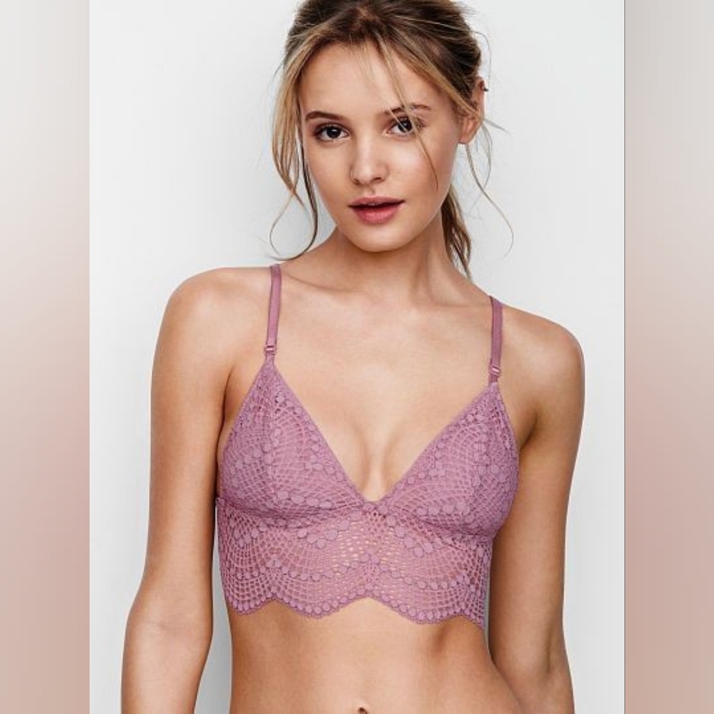 Victoria's Secret Flutter Back Lavender Pink Bralette🪻